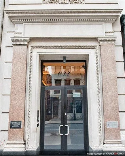 636 Broadway at Between Bleeker and Houston Stree. Front entrance of building.