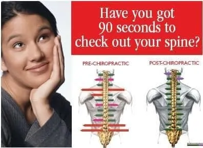 Have you got 90 seconds to check out your spine? image