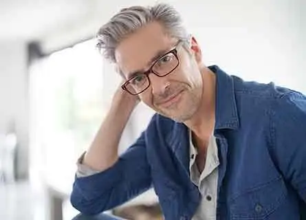 man with eyeglasses