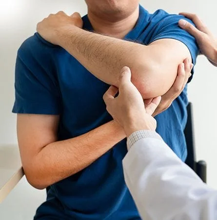 Patient receiving treatment