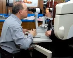 Eye vision exam