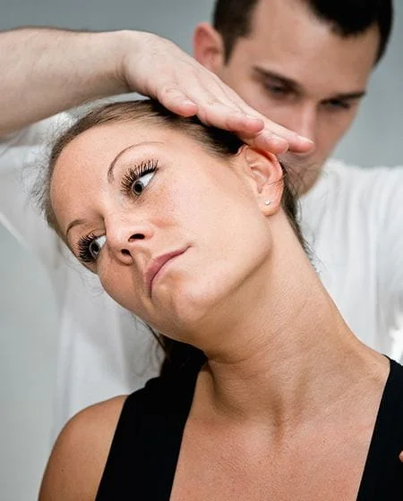 Patient receiving treatment