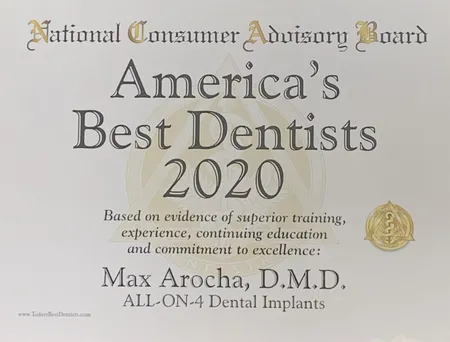 all on 4 dental implants award