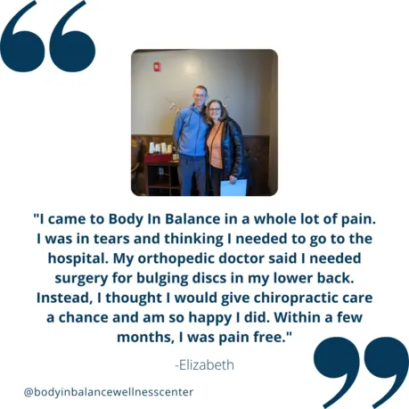 Testimonial - Elizabeth