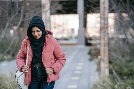 woman walking