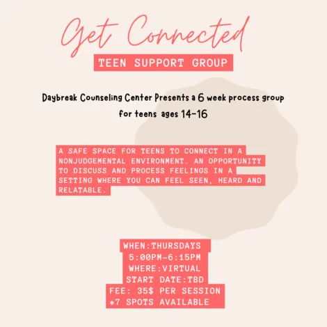 Teen Support Group Therapy