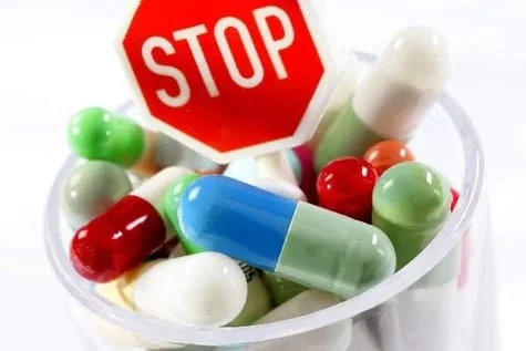 Stop taking pills