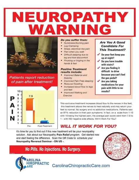Neuropathy Warning - office flyer
