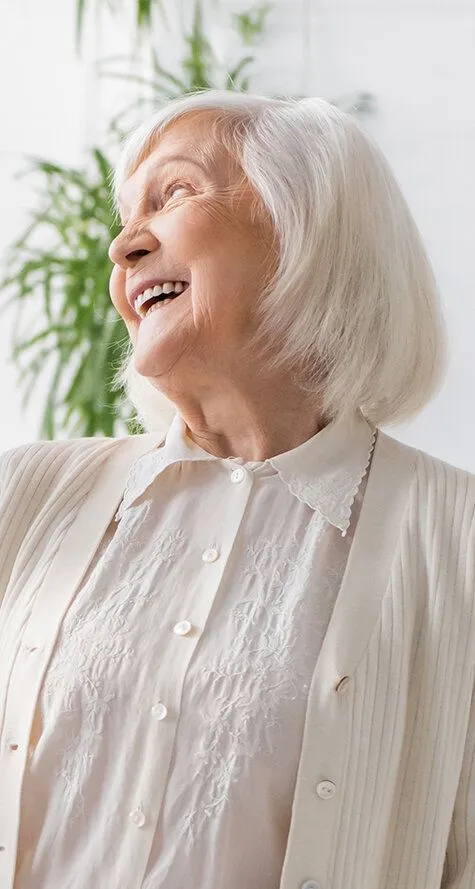 Female Provider helping Older Woman