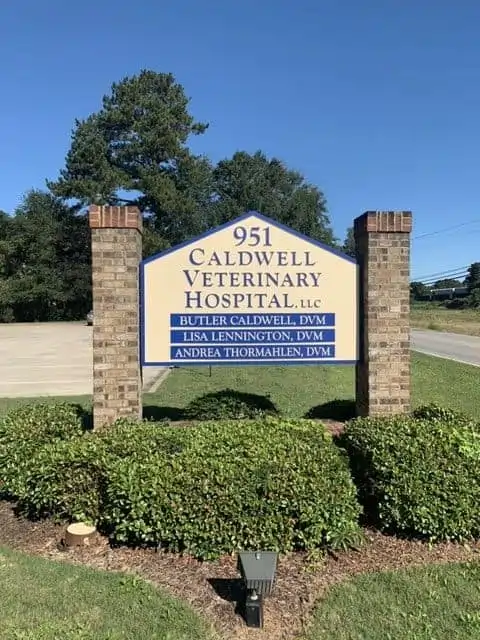 Caldwell Vet Sign
