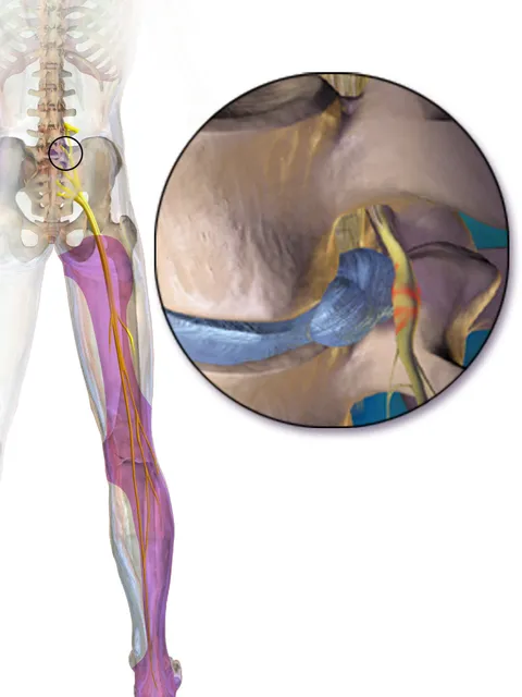 Sciatica illustration