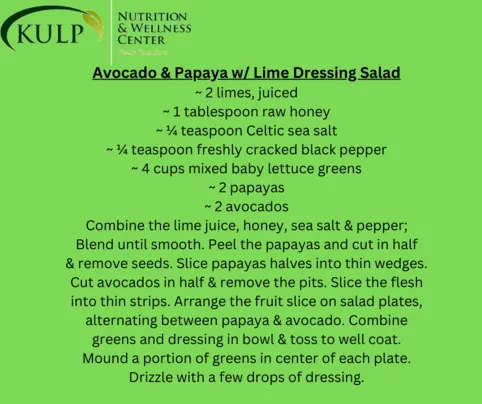 Avocado & Papaya