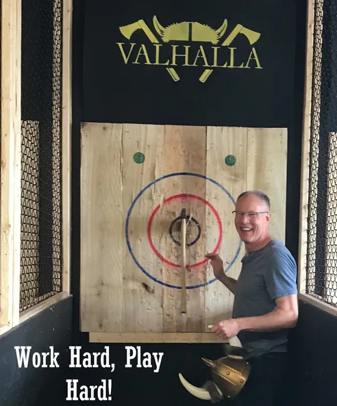 Axe Throwing Dentist