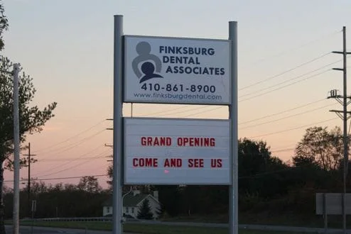 Finksburg Family Dentist - Finksburg Dental Associates Sign