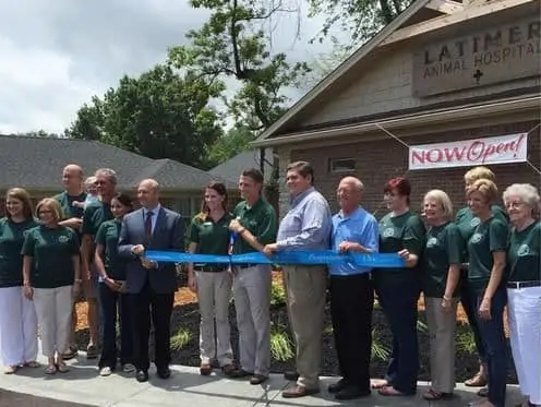 Ribbon cutting