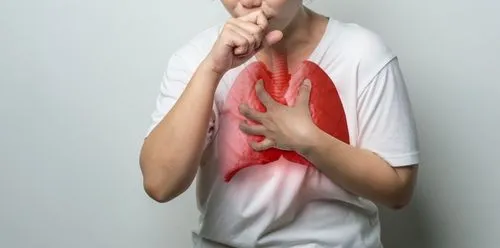 Illustration of Pneumonia in a person with 3d graphics