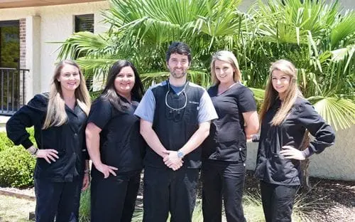 Dr. Cherry and his dental staff