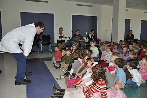 Dr. Byrd participating in Children's Dental Health Month 2012