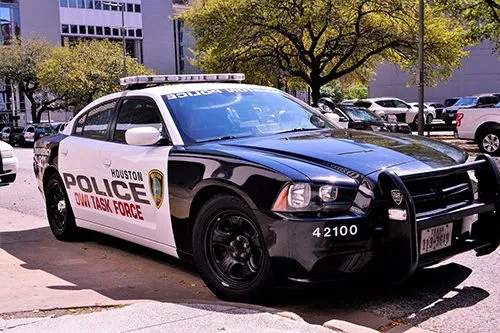 A DWI task force police car