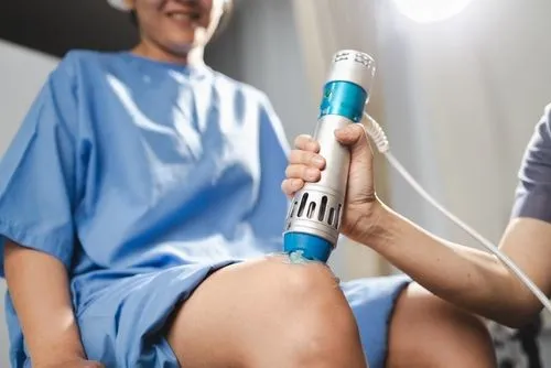 Shockwave therapy for knee pain relief