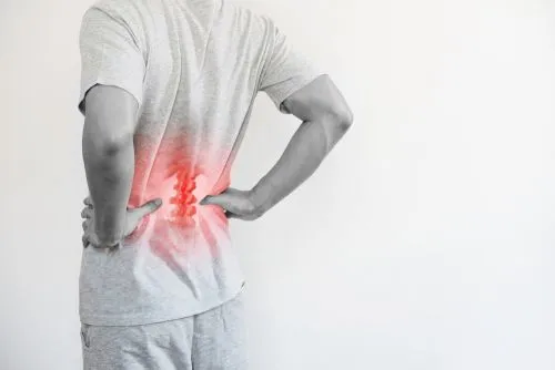 man with back pain