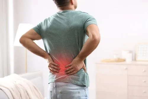 man with back pain