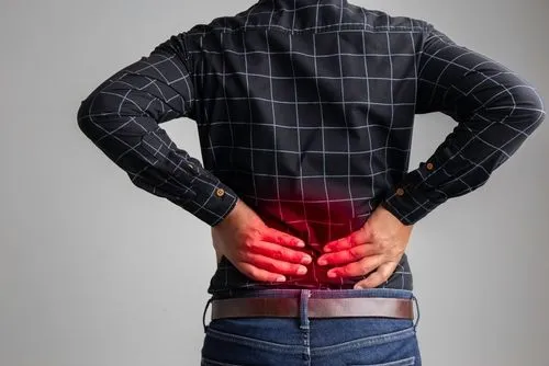 man with lower back pain 
