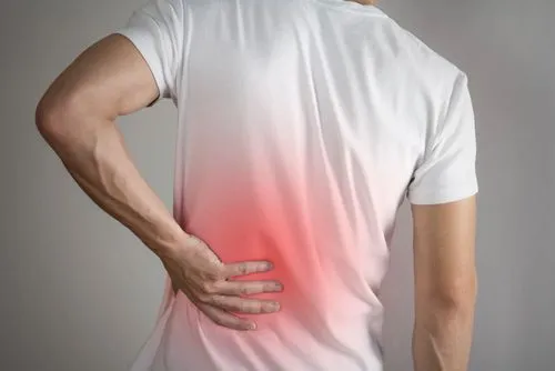 man with back pain