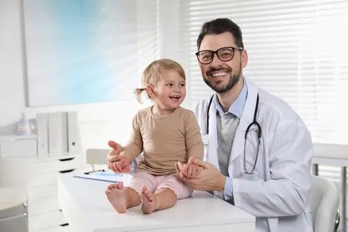 doctor with baby