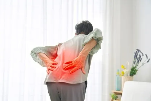 senior with sciatica