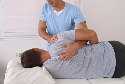 Chiropractic adjustment