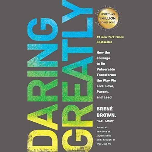 Cover photo of the book Daring Greatly by Brene Brown