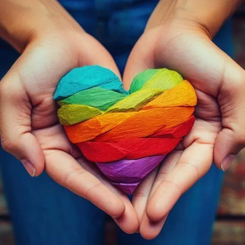 rainbow heart