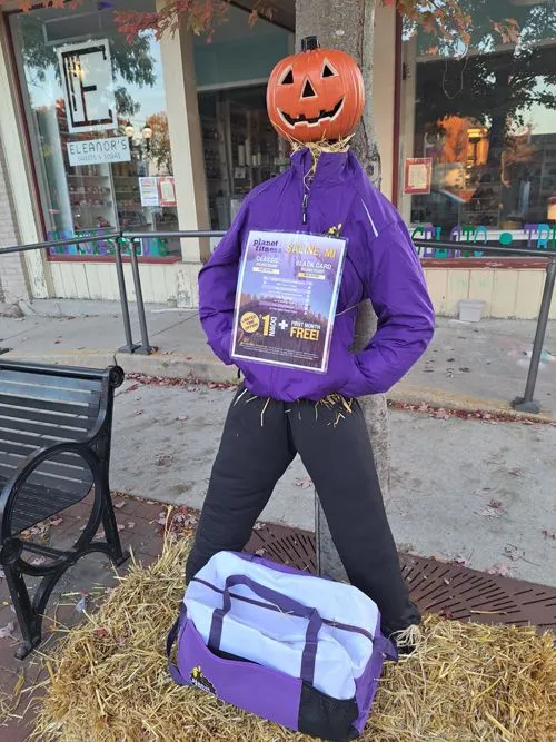 2025 Saline Scarecrow Contest Entry #15 Planet Fitness