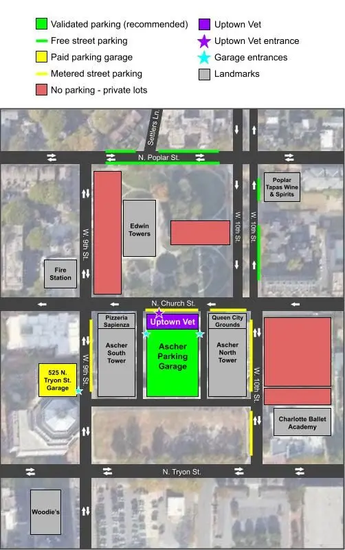 Parking map