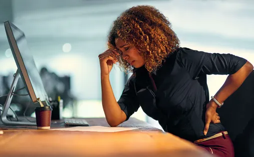 Stressed out Business Woman