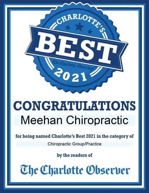 Voted Best Chiropractor award
