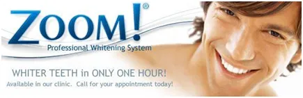 zoom! teeth whitening promotional image, dentist Newark, CA