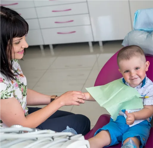 Smiling at the Dentist