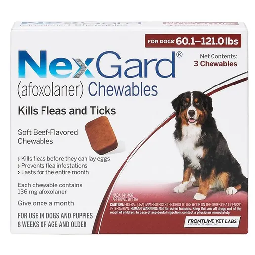 Nexgard kills ticks and flees