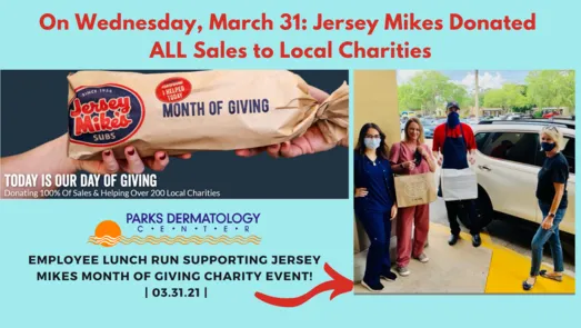 Jersey MIkes Charity Event