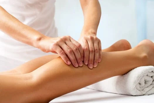 A leg massage