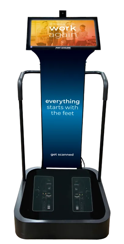 Foot levelers Kiosk