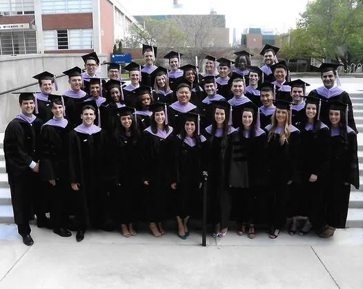 Dr. Jeffrey Pan and classmates at graduation - Melrose dentist
