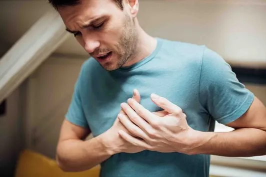 Panic Disorder going through your day with a racing heart, sweating and fear of being trapped.