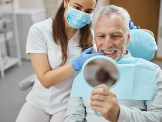 Old Man| Smiles | Dental Implants Rochester hills MI