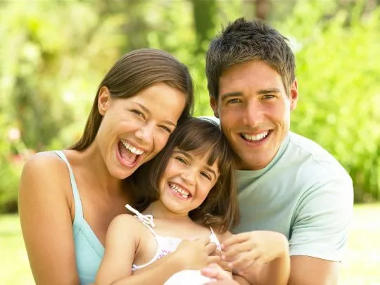 Cute family with Dental Implants Bloomfield Hills, MI