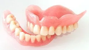 set of full upper and lower removable dentures, North York dentist