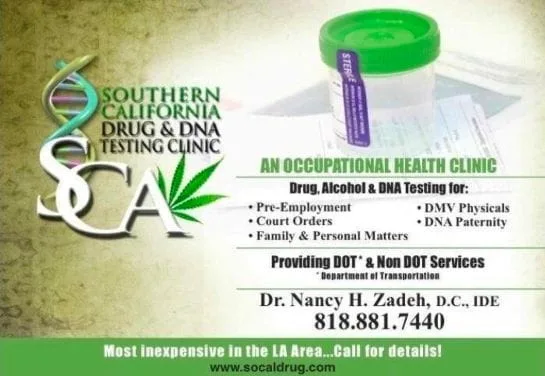 Banner advertising drug testing