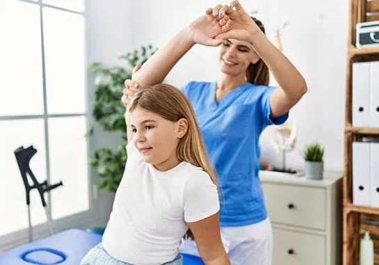 child receiving treatment